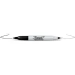 Permanentinis markeris Sharpie Twin Tip Fine tip juodas 12 vnt.