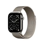 APPLE Watch Series 11 GPS + Cellular 42 mm natūralaus titano korpusas su natūralaus titano Milano kilpa