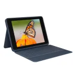 LOGITECH Rugged Combo 3 Classic Blue Deutsch &ndash; tvirtas dėklas su klaviatūra iPad