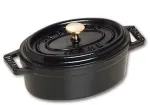Ketaus vienos porcijos keptuvė Staub Minis &ndash; juoda, 800 g