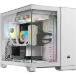 CORSAIR korpusas Icue Link 2500X RGB Micro ATX dviejų kamerų baltas