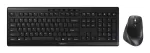 Belaidis klaviatūros ir pelės rinkinys CHERRY STREAM DESKTOP COMFORT, Full-size, QWERTY