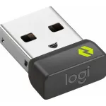 USB imtuvas Logitech 956-000157 pelėms ir klaviatūroms, grafitinis, 12,8&times;14,1&times;7 mm, 0,97 g