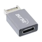 InLine USB 3.2 adapteris, vidinis USB-E priekinio skydelio jungtis į USB-C lizdą