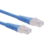 Tinklo kabelis ROLINE S/FTP (PiMF) Patch Cord RJ-45 Cat.6 10,0 m Mėlyna