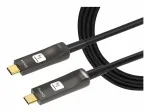 Techly ICOC-U3C-HY-020 USB-C aktyvus optinis laidas 20 m, juodas