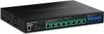 TRENDnet TPE-7124SBF - versija v1.0R - tinklo jungiklis - valdomas per žiniatinklį - Smart - 8 x 10 Gigabit Ethernet + 4 x 10 Gigabit SFP+ - montuojamas į stelažą - PoE++ (720 W)