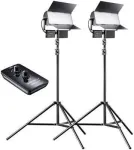 Walimex Pro Sirius 160 LED 65W Daylight 2-Pack with Tripods