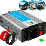 Extralink OPIM-600V įtampos keitiklis, automobilinis 12V, 600W modifikuota sinusinė banga