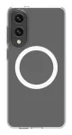 dbramante1928 Greenland Pro Qi2 GPEDNIBL6786 galinis dangtelis Samsung Galaxy S25 Edge, suderinamas su MagSafe, plastikas, skaidrus