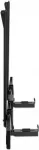 Manhattan Universalus Soundbar laikiklis, sieninis arba VESA tvirtinimas, tinka iki 15 kg garsiakalbiams, reguliuojamas gylis, montavimas vir&scaron; arba po TV, juodas