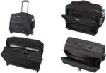 LIGHTPAK Laptop-Trolley RPET sintetinis pluo&scaron;tas juodas (46215)