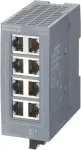Nevaldomas pramoninis Ethernet jungiklis Siemens SCALANCE XB008, 8 Ethernet prievadai, 100 Mbps, modelis 6GK5008-0BA00-1AB2