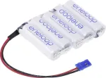 Panasonic eneloop akumuliatorių paketas 5 x AA (Mignon) NiMH, 6 V, 1900 mAh, Graupner jungtis (124268)