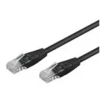 Wentronic Goobay CAT 5e jungiamasis laidas, U/UTP, juodas, 0,25 m - CCA vario mi&scaron;inys (68703)