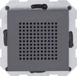 GIRA 228228 Garsiakalbis 1 krypties Antracitas Laidinis 4 W