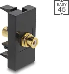 DELOCK Cinch (RCA) mova adapteris, moteri&scaron;kas&ndash;moteri&scaron;kas, auksuotas &ndash; 90956