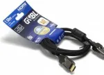 G&BL HDMI kabelis su Ethernet, HDMI ki&scaron;tukas į HDMI ki&scaron;tuką, 1,5 m, ekranuotas, 4K palaikymas