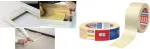 Maskavimo juosta Tesa Kreppband 50 mm x 50 m, ruda &ndash; tapytojo krepo juosta