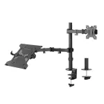 ACT AC8305 ne&scaron;iojamojo kompiuterio stovas ir monitoriaus svirtis, 15,6 colių (39,6 cm), juodas