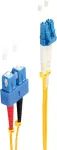 shiverpeaks BS77812 Skaidulinis optinis kabelis 10 m LC SC OS1/OS2 Geltonas (BS77812)