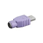 Microconnect USBA-M/PS2-F USB A PS2 Violetinis Laidinis Sąsajos Adapteris (USB ADAP A-M/PS2-F)