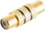 Adapteris ShiverPeaks 57040-MGS Cinch (RCA) moteri&scaron;kas prie Cinch (RCA) moteri&scaron;ko, metalinė mova