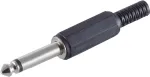 Mono 6,3 mm Jack ki&scaron;tukas ShiverPeaks 22220505 su plastikiniu korpusu