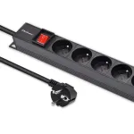 Maitinimo juosta RACK 16A PDU, 16xPrancūzi&scaron;ki, vertikali