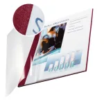 Leitz Soft Covers raudoni mink&scaron;ti vir&scaron;eliai A4 7 mm