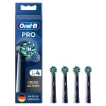 Oral-B CrossAction 4 vnt. Juodi