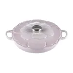 Le Creuset profesionalus gurmaninis puodas gėlė 26 cm kriauklės rožinė