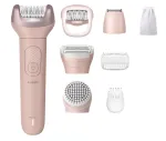 Epiliatorius Philips Series 9000 BRE719/00 &ndash; belaidis, &scaron;lapias ir sausas, 32 pincetai, 2 greičiai, rožinis