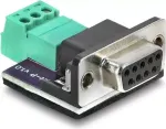 Delock D-Sub 9 pin lizdo adapteris į 3 kontaktų gnybtų bloką CAN / LIN magistralei (91293)