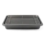 Russell Hobbs RH03903 Stacking 7 Piece Bakeware Set, Carbon Steel, Non-Stick, Charcoal Grey
