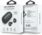 Karl Lagerfeld Saffiano Logo ENC TWS Earbuds Black