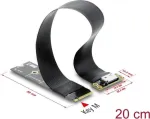 Delock M.2 Key M į 1 x OCuLink SFF-8612 konverteris su 20 cm kabeliu