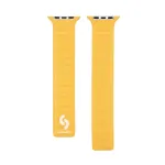 Connect Watch 38/40/41mm Fine Woven Twill Magnetic Chain Watch Strap Yellow