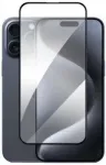 Evelatus Apple iPhone 16 2.5D Full Cover Glass Anti-Static Light Black