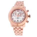 GLAM ROCK Moteri&scaron;kas Laikrodis GR32180 44mm &Scaron;veicari&scaron;kas Kvarcinis Chronografas Baltas Silikonas