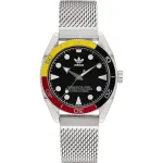 Adidas Vyrų laikrodis su skaitmeniniu ekranu AOFH22502 42 mm juodas silikoninis dirželis