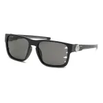 Philipp Plein Sport vyri&scaron;ki akiniai nuo saulės SSP004-570U28 juodi/pilki 57/18/135 mm