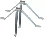 DELTA ENERGY SYSTEMS (SWITZERLAND) AG OBEJMA MUROWA OMP-50W50 Pipe Wall Clamp 50 mm Steel Hot-dip Galvanized Silver