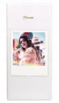 LOVEINSTANT Fotoalbumas 64 nuotraukoms, suderinamas su Fuji Instax Wide, Square, Polaroid 600, SX-70, Now, i-Type &ndash; baltas