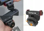 SUNNYLIFE Magnetic Quick Release Mount su Cold Shoe ir 1/4 colio sriegiu, skirtas DJI Osmo Action 5 Pro / 4 / 3 / 2 - Juoda