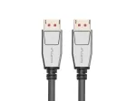 DisplayPort kabelis LANBERG CA-DPDP-20CU-0010-BK &mdash; DisplayPort į DisplayPort, 1 m, juodas/sidabrinis
