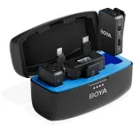 BOYA Boyamic 1 1TX + 3RX belaidė mikrofonų sistema (2,4 GHz, 100 m diapazonas, 8 GB įra&scaron;ymas)