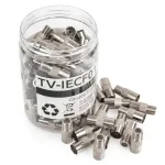 Spacetronik F-Type / IEC Coaxial Connector Module - 100 vnt. Balti