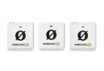 R&Oslash;DE Wireless ME Dual White - belaidė mikrofonų sistema su dviem siųstuvais dviejų kanalų įra&scaron;ymui