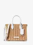 Michael Kors Moteri&scaron;kas kryžminis krep&scaron;ys Jet Set Travel 35T4G7ZC5WOPT &ndash; Signature Canvas, aukso spalvos detalės